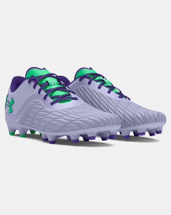 Unisex UA Magnetico Pro 3 FG Soccer Cleats in Purple image number 3
